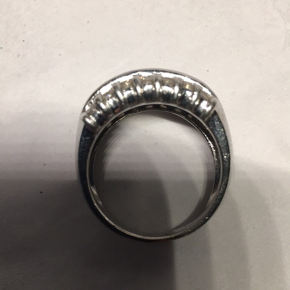 NEW 18K white gold diamonds wedding ring - Picture 7 of 8